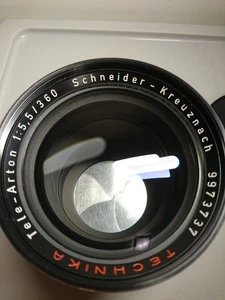 Schneider Linhof "Technica" 360mm F5.5 Tele-Arton lens for large format - Picture 1 of 11