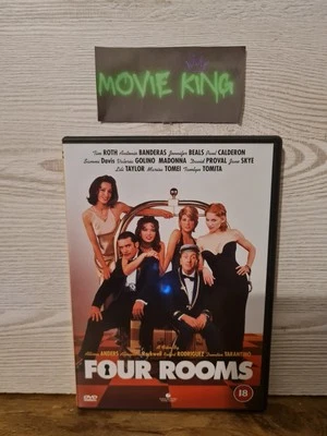 Four Rooms (DVD, 1995) Madonna Quentin Tarantino Alexandre Rockwell [R2] [UK] PG - Image 1 of 4