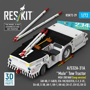 Reskit RSK72-0029 1:72 A/S32A-31A Mule Tow Tractor MSU-200 NAV Long Version - Bild 1 von 4
