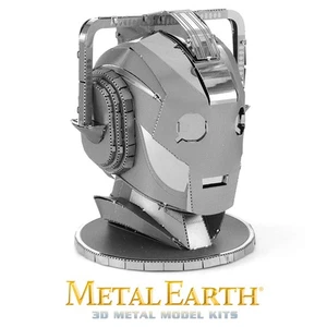 Fascinations Metal Earth Cyberman Head Doctor Who Dr. Cyber 3D Model MMS402 - Picture 1 of 1