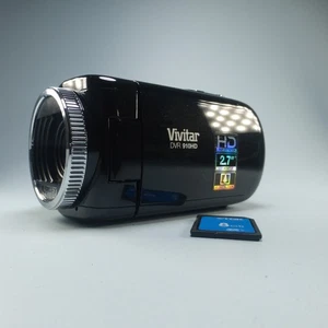 Vivitar DVR-910HD 9.0MP Compact Digital Video Recorder Black Tested - Picture 1 of 9