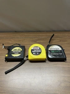 Lot Of 3 Tape Measures - Picture 1 of 2