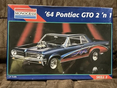 Monogram 1/24 Scale ‘64 Pontiac GTO 2’n1 Kit 2461 (Factory Sealed) - Image 1 of 4