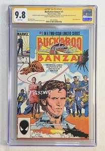 Buckaroo Banzai #1 CGC SS 9.8 signed TEXEIRA, WELLER, CHRISTOPHER LLOYD NM 1984 - Bild 1 von 3