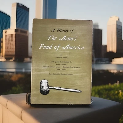 Signed Theater History ~ A History of The Actors’ Fund of America 1972 Simon Foto 1 de 4