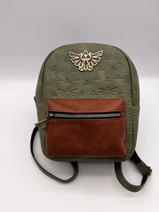 Legend of Zelda kleiner Rucksack Bioworld Triforce Hyrule Logo Kunstleder Tasche - Bild 1 von 9