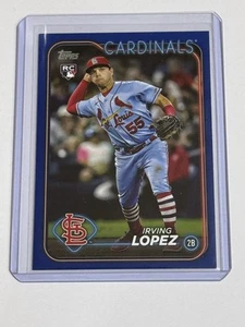 2024 Topps Serie 2 - Irving Lopez Royal Blue #573 St. Louis Cardinals (RC) - Bild 1 von 6
