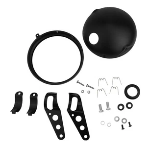 Retro Modified LED Headlight Housing Inch Iron Retro Modified LED Headlight Type - Picture 1 of 12