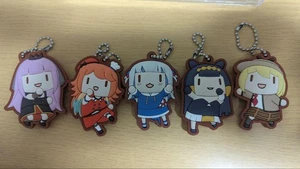 ¡Mascota de goma Hololive English Smol! Juego completo de 5 - Imagen 1 de 2