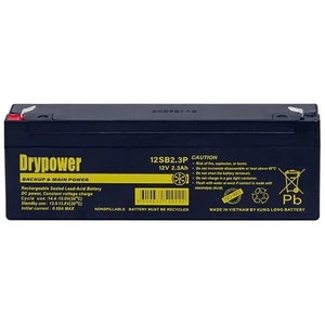 Drypower 12V 2.3Ah SLA Battery for Backup & Main Power Cyclic suits Zimmer - Picture 1 of 3