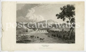 DOLGELLY (DOLGELLAU) 1813 Original Engraving (Matthews/Neale) North Wales - Picture 1 of 1