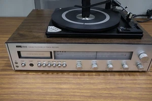 Montgomery Ward Airline GEN 6229B Vtg AM/FM Phono 8 Track ALL WORKING! - Picture 1 of 23
