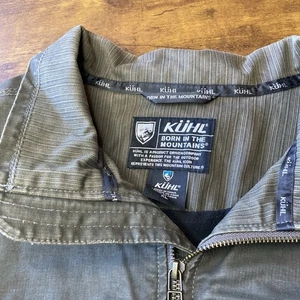 Kuhl Vintage Patina Dye Burr Zip Up XL Green - Picture 1 of 11