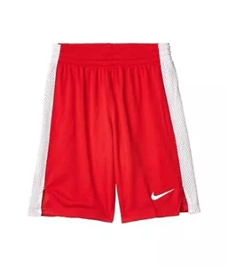 NWT Nike Kids Mesh Shorts (Little Kids/Big Kids) Girls Size L, Red $25 1C194 - Picture 1 of 2