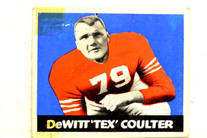 Leaf Gum Card 1948 DeWitt 'Tex' Coulter #42 Football