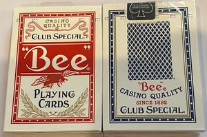 2 pack BEE Playing Cards Club Special - deck Poker No.92 Bicycle Poker palming - Bild 1 von 2