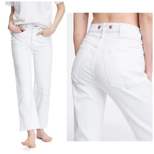 NWT Rag & Bone $250 Maya High Rise Ankle Straight Jeans Vintage White Size: 29 - Picture 1 of 4