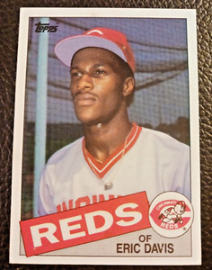 1985 Topps Baseball #627 Eric Davis Rookie Card - NM