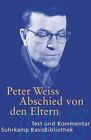 Weiss, P Abschied Von Den Eltern - (German Import) Book NEW