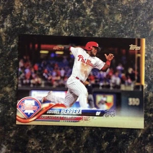 2018 Topps #203 Odubel Herrera Philadelphia Phillies - Imagen 1 de 2