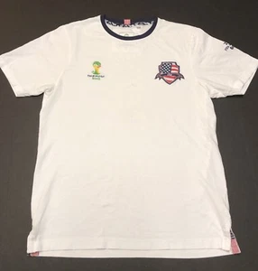 Team USA Soccer Fifa World Cup Brazil 2014 Shirt Futbol Men's S Embroidered A37 - Picture 1 of 6