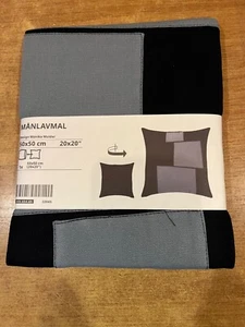 IKEA Manlavmal reversible 100% cotton Cushion Cover 50x50cm 205.654.65 - Picture 1 of 7