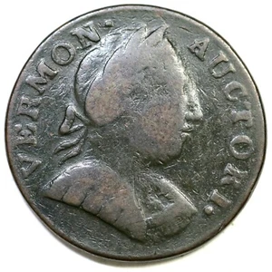 1788 RR-23 R-4 Vermont Colonial Copper Coin - Picture 1 of 2