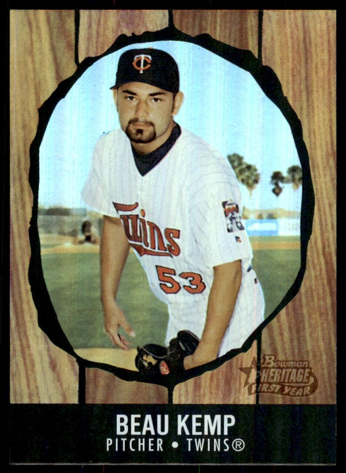 2003 BOWMAN HERITAGE BEAU KEMP MINNESOTA TWINS #214 - Image 1 of 2