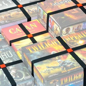GeekOn Fasce Scatola Elastica - Conservazione Scatola Gioco da Tavolo - Organizzatore Giochi (set di 5) - Foto 1 di 8