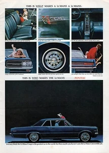 Pontiac Le Mans Coupe 1964 Original Farbdruckanzeige - Bild 1 von 1