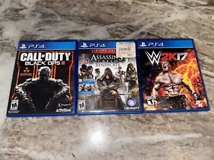 2 Empty Replacement PS4 Game Cases Assassins Creed Syndicate & 2k17 Available - Picture 1 of 3