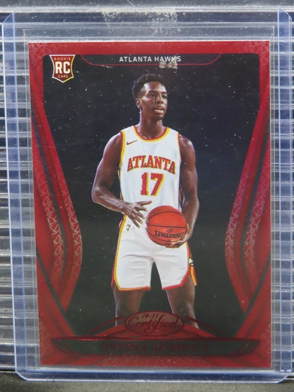 2020-21 Certified Onyeka Okongwu Red Rookie RC #195 Hawks R619