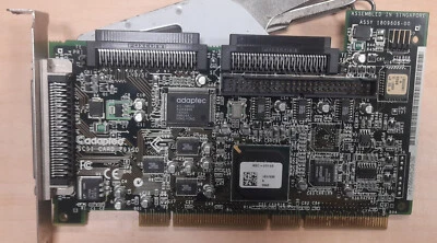 Adaptec Controller Card SCSI Cart 29160 asc-26160 con cavo - Immagine 1 di 4