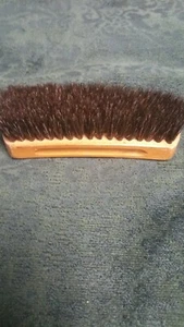 Vintage ESQUIRE  Polish pure sterilized horse hair SHOE BRUSH w/wood handle  - Picture 1 of 4