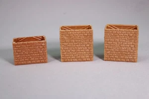 ZX074 Faller maquette 547 Ho 3 pilier de pont 2 ex 45*25*48 mm 1 ex 45*25*32 mm - Imagen 1 de 5