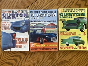3 Custom Rodder Magazines Jan, Feb, & April 1962 - Vintage & Classic Cars Autos  - Imagen 1 de 7