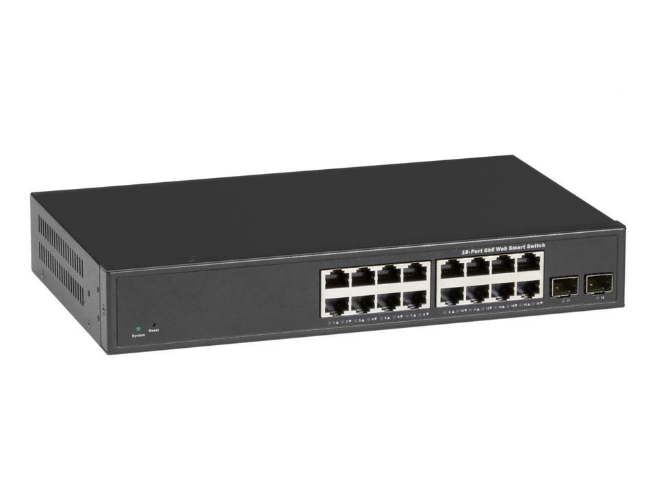 Conmutador Ethernet Gigabit inteligente serie LGB2118A-R2 Black Box LGB2000 - ( Foto 1 de 1