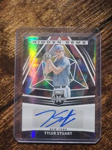 Tyler Stuart 2022 Elite Extra Edition HIDDEN GEMS Holo Auto METS TOP PROSPECT - Picture 1 of 2