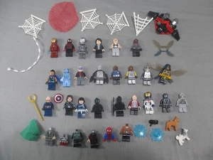 Marvel Lego AVENGERS Minifigure lot IRONMAN LOKI VALKYRIE STARLORD SPIDER-MAN - Picture 1 of 13