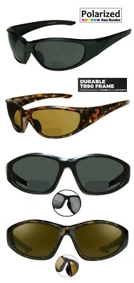Gafas de sol polarizadas bifocales de lectura cortes deslumbramiento marco TR90 pesca conducción Foto 1 de 4