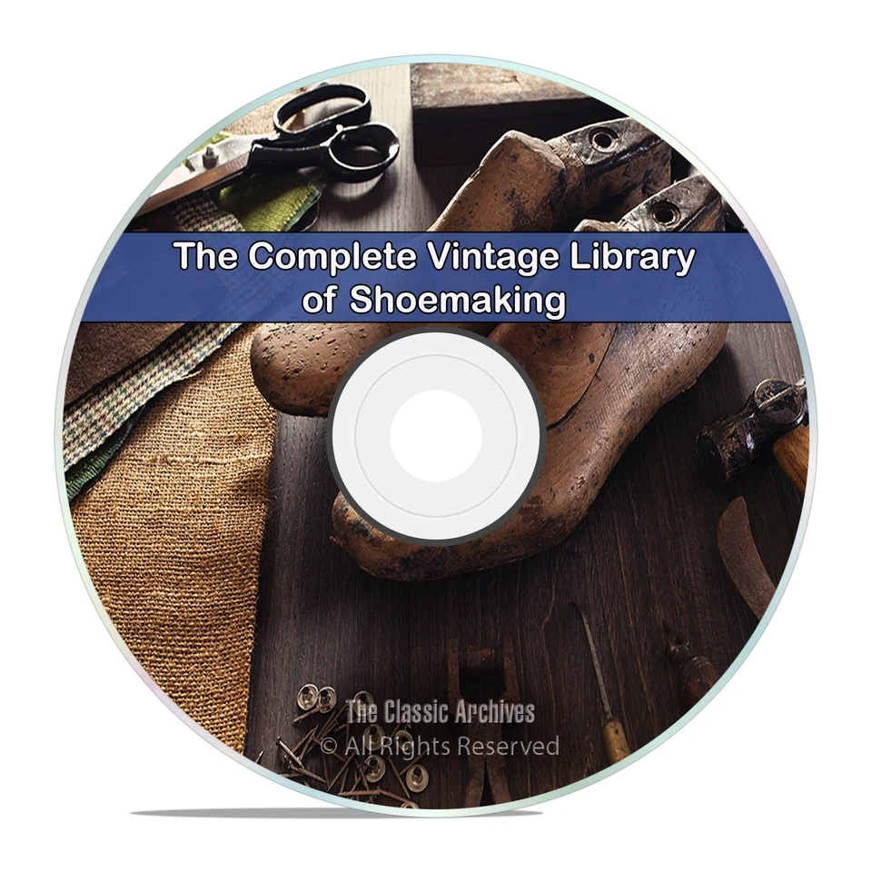 Vintage Shoemaking Books Collection, 55 Books, Footwear Catalogs, DVD - Image 1 of 4