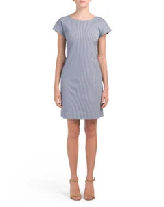 Theory 10 Dress Andrizza Interlock Cutout Seersucker Dress NWT $245 - Picture 1 of 4
