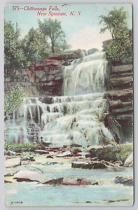 Cartolina c1910 Siracusa New York Chittenango Falls - Foto 1 di 2