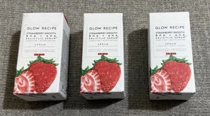 (3) NEW LOT Glow Recipe Strawberry Smooth BHA + AHA Salicylic Acid Serum 1 fl Oz - Picture 1 of 2