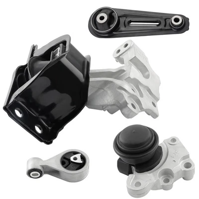 Juego de 4x de montaje de motor y transmisión para Nissan Rogue tracción delantera 2008 2009 2010 2011-2015 Foto 1 de 4