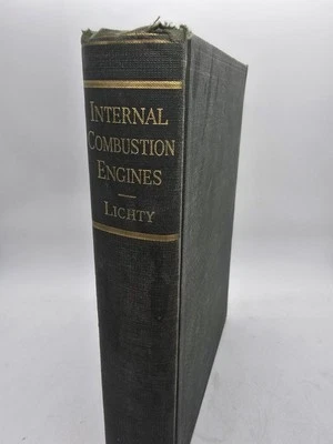 Internal Combustion Engines Lester C Lichty HC 1939 Illustrated 5th Ed - Image 1 of 4