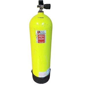 Aluminum yellow LUXFER SCUBA tank 3000 PSI - Expired, Needs Recertification - Picture 1 of 9