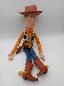 Disney Pixar Thinkway Toy Story 4 sprechende Woody Zugschnur Puppe 15 Zoll ohne Ton - Bild 1 von 5