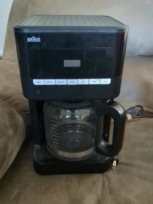 Braun Brew Sense 12 cup Drip Coffee Maker, Black, KF7000BK Black - Image 1 of 4