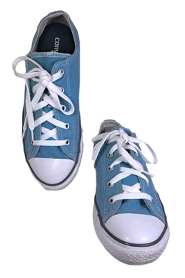 CONVERSE Chuck Taylor All Star Sneaker AquaTurquoise Low Top Unisex Juniors Sz 4 - Image 1 of 4
